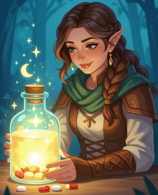 potion vs pills rpg